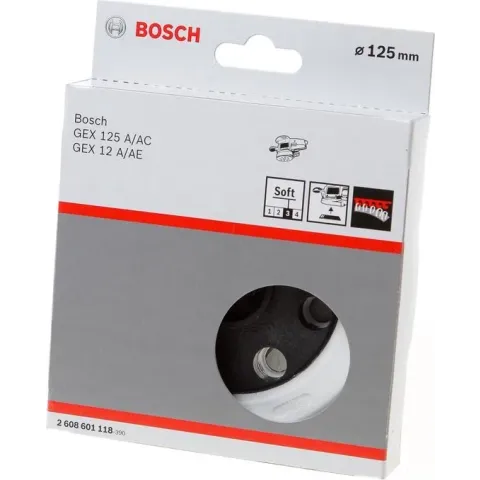Bosch - Schuurplateau zacht, 125 mm