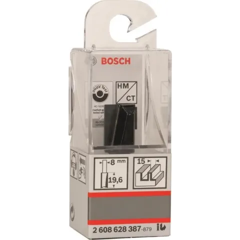Bosch - Vingerfrezen 8 mm, D1 15 mm, L 20 mm, G 51 mm