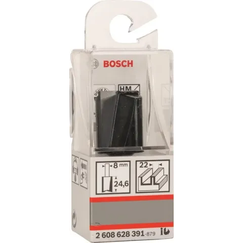 Bosch - Vingerfrezen 8 mm, D1 22 mm, L 25 mm, G 56 mm