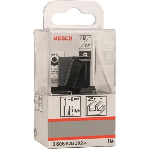 Bosch - Vingerfrezen 8 mm, D1 25 mm, L 20 mm, G 51 mm