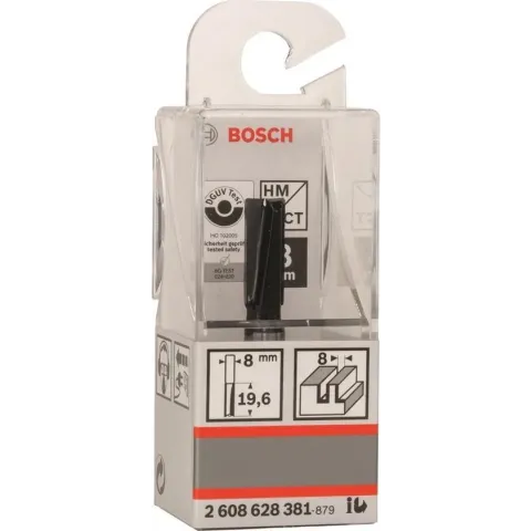 Bosch - Vingerfrezen 8 mm, D1 8 mm, L 20 mm, G 51 mm