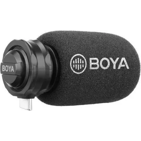 Boya BY-DM100 cardioid video mic for smartphone USB-C