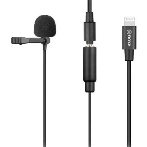 Boya BY-M2 lapel microphone for iOS devices