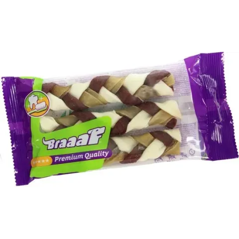 Braaaf snack twister vlecht klein - 1 ST à 3 ST