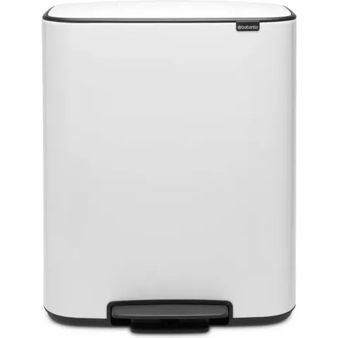 Brabantia Bo Prullenbak - 2 x 30 l - White