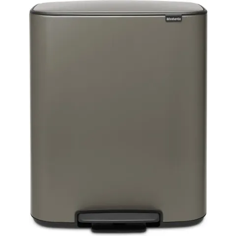 Brabantia Bo Prullenbak - 60 l - Platinum