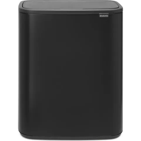 Brabantia Bo Touch Bin Prullenbak - 2 x 30 l - Matt Black