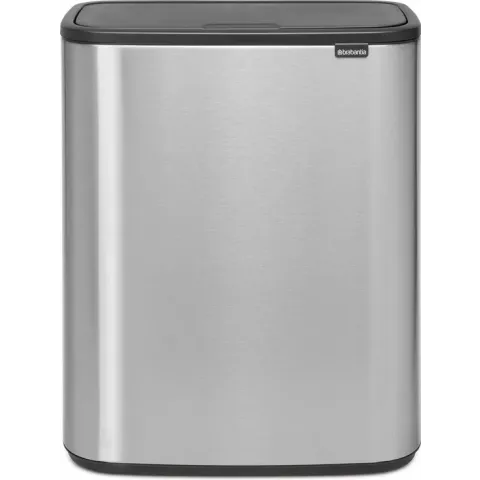 Brabantia Bo Touch Bin Prullenbak - 60 l - Matt Steel Fingerprint Proof