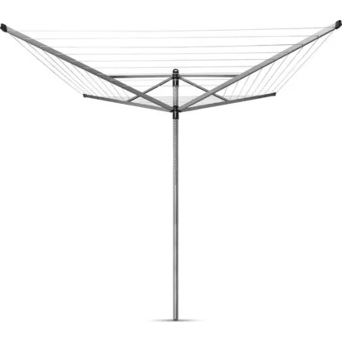 Brabantia Lift-O-Matic Droogmolen 50 meter - Met grondanker - Zilvergrijs