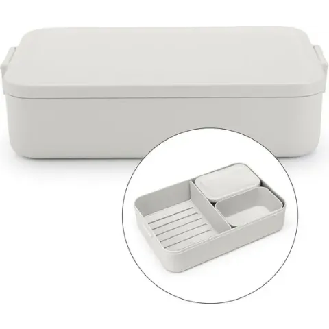 Brabantia Make & Take Bento Lunchbox - Large - Kunststof - Light Grey