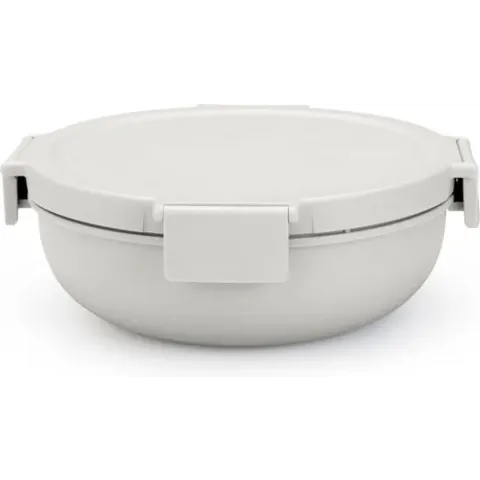 Brabantia Make & Take Salade lunchbox - 1,3 l - Kunststof - Light Grey