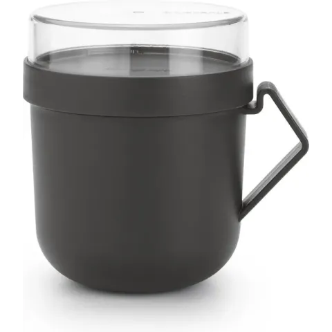 Brabantia Make & Take Soepbeker - 0,6 l - Kunststof - Dark Grey