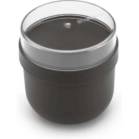 Brabantia Make & Take Yoghurt beker to go - 0,5 l - Kunststof - Dark Grey