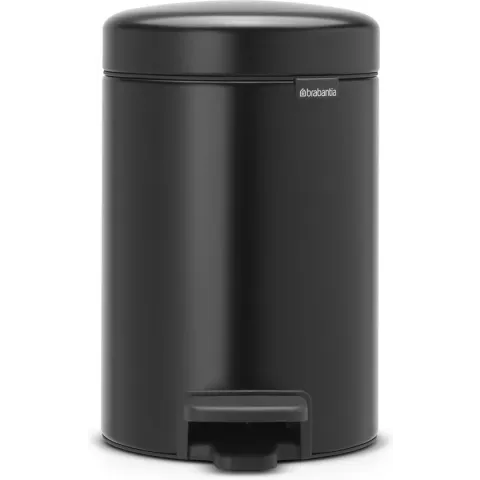 Brabantia newIcon Prullenbak - 3 l - Matt Black