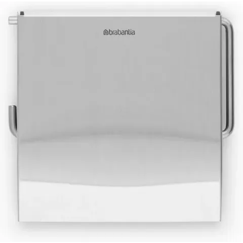 Brabantia ReNew Toiletrolhouder met klep - Matt steel