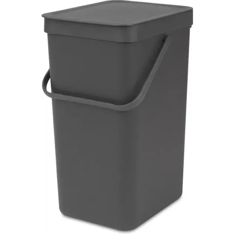 Brabantia Sort & Go Prullenbak - 16 l - Grey