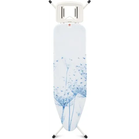 Brabantia Strijkplank B met Strijkijzerhouder - 124 x 38 cm - Cotton Flower