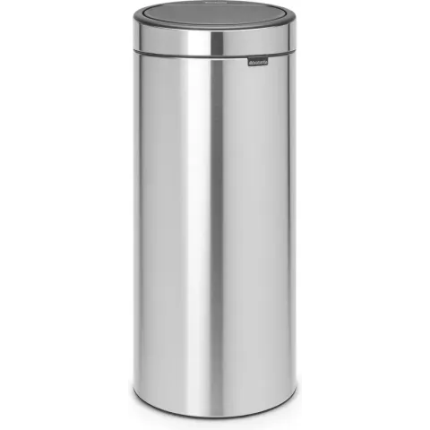 Brabantia Touch Bin Prullenbak - 30 l - Matt Steel