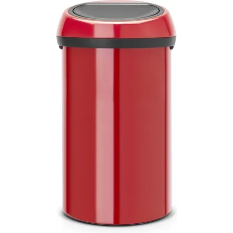 Brabantia Touch Bin Prullenbak - 60 l - Passion Red