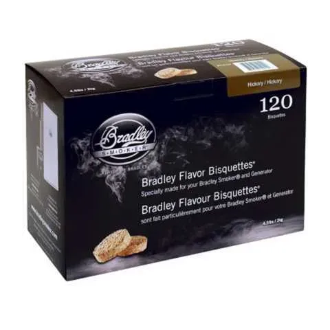 Bradley Hickory Bisquetten 120er Pack