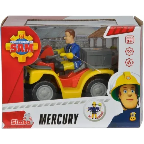 Brandweerman Sam Quad Mercurius - Speelfigurenset
