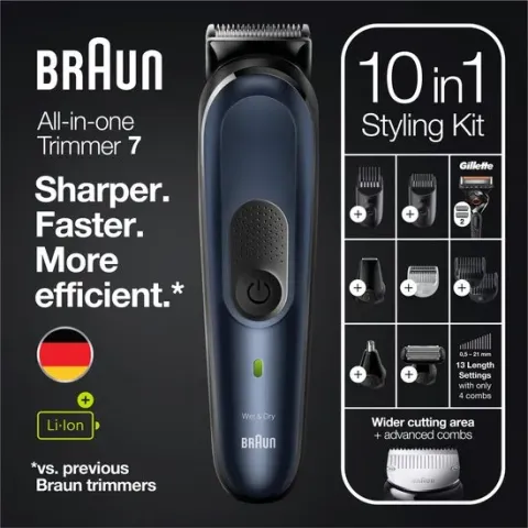 Braun Multigroomer 7 MGK7330 - 10-in-1 Baardtrimmer - Haartrimmer