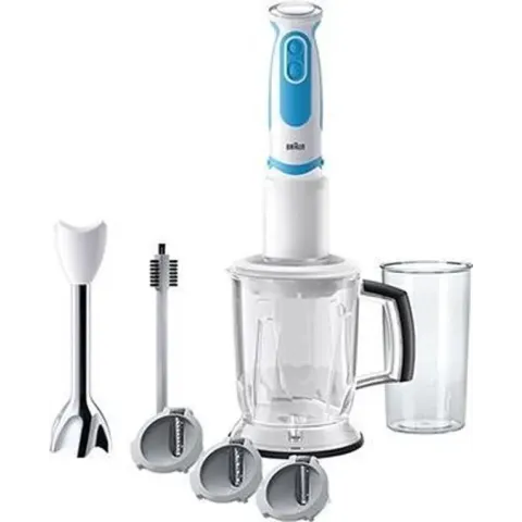 Braun Multiquick 5 Vario staafmixer MQ 5260 Twist - wit/blauw