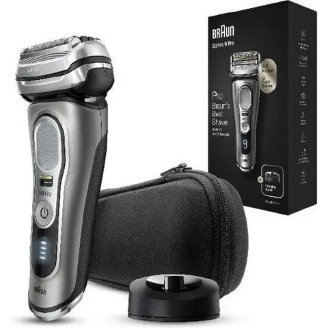 Braun Series 9 9415s Scheerapparaat met scheerblad Trimmer Zwart, Zilver
