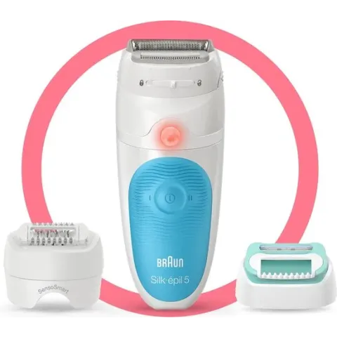 Braun Silk-épil 5-610 Wit/Turquoise - Epilator