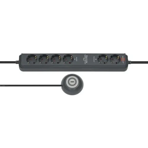 Brennenstuhl 1159560516 6 Voudige stekkerdoos met switch - 1,5m