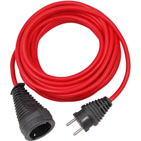 Brennenstuhl 1167460 Kwaliteits kunststof verlengsnoer rood - H05VV-F 3G1,5 - 10m