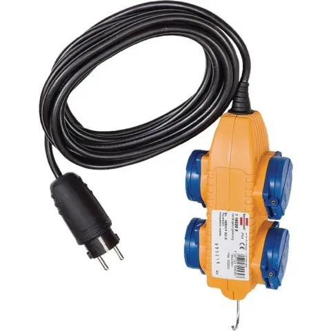 Brennenstuhl 1169200010 Power Block 4 voudig - 5m