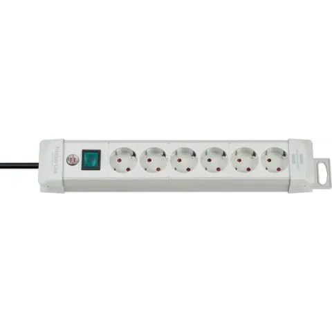 Brennenstuhl 1955560100 power uitbreiding 3 m 6 AC-uitgang(en) Grijs