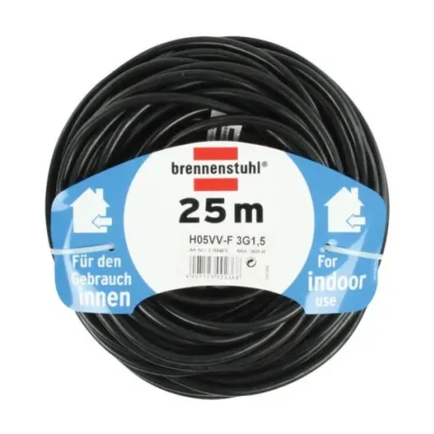 Brennenstuhl - Verlengkabel - Zwart - 25 meter