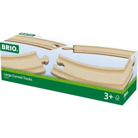 BRIO Lange gebogen rails - 33342
