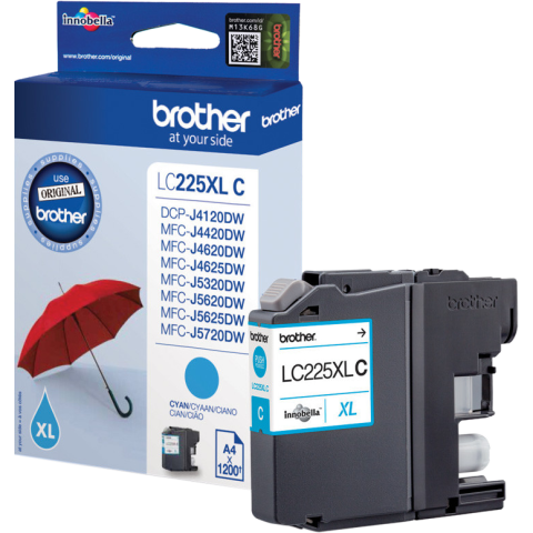 Brother LC-225XL Cartridge Cyaan