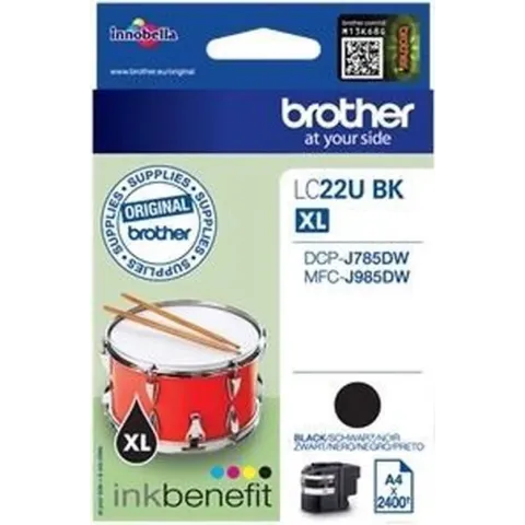 Brother LC-22UBK inktcartridge Origineel Zwart