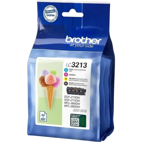 Brother LC-3213VAL inktcartridge Origineel Zwart, Cyaan, Magenta, Geel