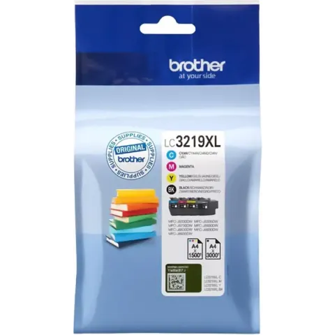 Brother LC-3219XLVAL - Inktcartridge / Zwart / Cyaan / Magenta / Geel