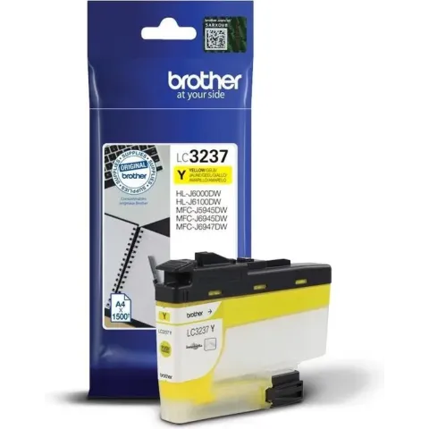 Brother LC-3237Y inktcartridge Origineel Geel 1 stuk(s)