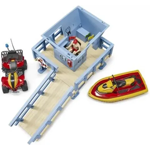 Bruder bworld  reddingsstation quad, jetski, persoon (62780)