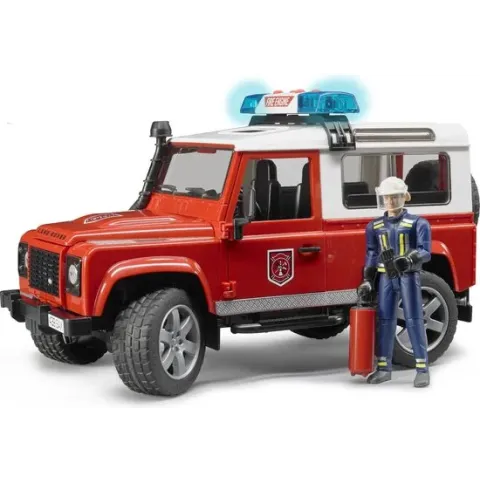 Bruder Land Rover Defender Brandweer