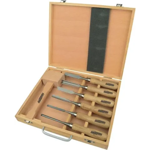 Brüder Mannesmann Houtsnijset 7-delig 66107