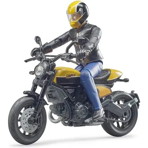 Bruder Motor Scramble Ducati Full Throttle met motorrijder - 63053
