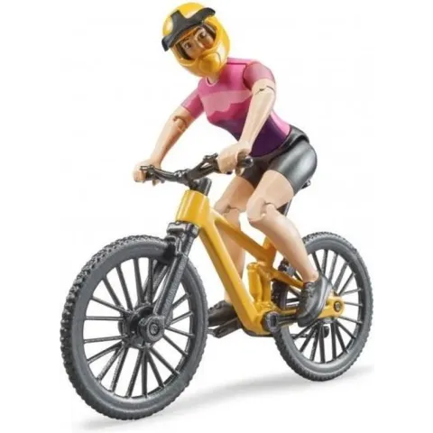 Bruder Mountainbike met fietster - 63111