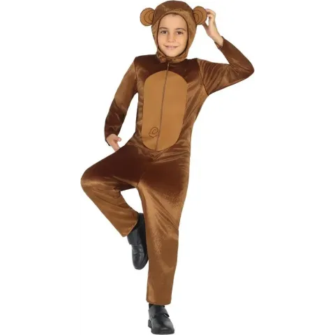 Bruin apen kostuum voor kinderen - Verkleedkleding