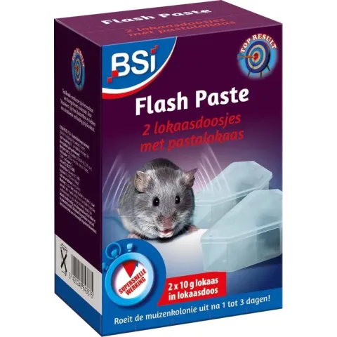 Bsi Lokaasdoos Flash Paste 10 Gram Wit 2 Stuks