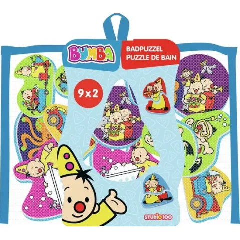 Bumba badpuzzel - 9 badpuzzels uit 2 delen - kleeft op de badrand
