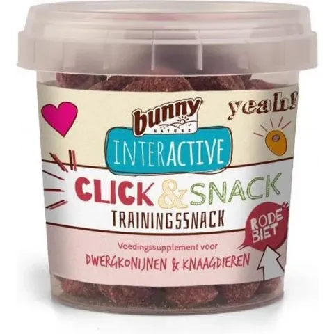 Bunny nature click & snack trainingssnack biet 30 gr