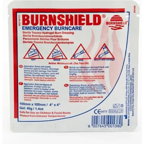 Burnshield Hydrogel kompres 10x10 cm